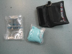 Pocket Mask Key Chain in first aid course Kelowna