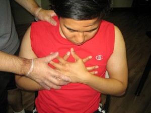 Chest trauma is often accompanied by chest pain